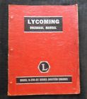 0-290-d2 Lycoming Genuine Aircraft Engine Service Overhaul Manual Nice One
