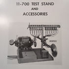 11-700 Scintilla Bendix Test Stand Operating Instructions Parts Lists
