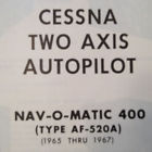1965-1967 Cessna Navomatic 400 Service Manual