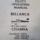 1979-1980 Bellanca Citabria Pilots Operating Manu