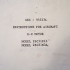 2bc31n1b 2bc31n3a Instruct Ge Aerospace Dc Motor Ion Parts Manual