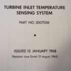3011100 3007036 United Aircraft Ua Turbine Inlet Temperature Sensing System Overhaul Manual