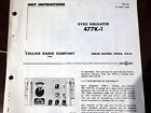 477k-1 Gyro Simulator Service Parts Data S