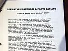 4ac-199 Operator Service Parts Manual