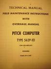 562p-1e1 Pitch Computer Field Maintenance