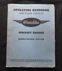 6ac-264 6ac-26 6ac-298 Franklin Aircraft Engine Overhaul Parts Manual Bell Xpq