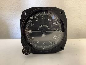 Arc In-12-1 Aircraft Radio Corporation Adf Indicator Gauge