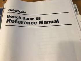 Beechcraft 55-baron Simcom Beech Baron 55 Reference Manual