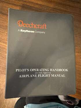 C24r Beechcraft 200 Beech Sierra Pilots Operating Handbook And Airplane Manual