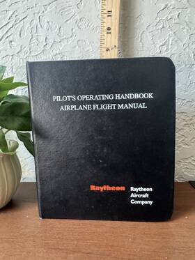 Sport-b19 Beechcraft Sport 150 B19 Poh Afm 1979 Rev 1994 Pilot S Handbook Binder Raytheon