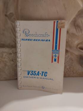 Beechcraft V35a-tc Turbo Bonanza Model Owners Manual