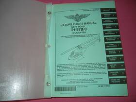 57bc-1 Bell 25120 Original Natops Flight Manual Navair 01 - H Helicopters- 1990s