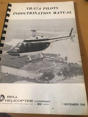 Bell Th-57 Th-57a Pilots Indoctrination Manual