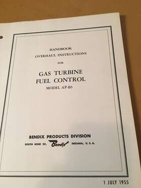 Ap-b3 Bendix Gas Turbine Fuel Control Overhaul Manual
