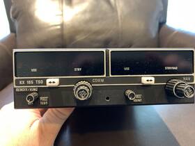 069-01025-0021r-299r-11 Bendix King Kx-165 Nav/com 14 Volt With Glideslope. Overhauled In Oct 2023