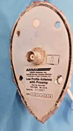 452-0139 Cessna Arnav Systems Rod Antenna W Preamp Pn Beechcraft Sn 013501