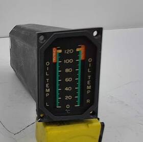 Vsdl-0c219c Cessna 9912147-11 Indicator - Oil Temp U.s. Gauge