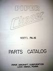Pa-16 Clipper Parts Manual Piper