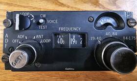 Collins 522-2357-031 Adf 614l-8 Control Panel P/n 522-2357-024 Old C-5a Galaxy