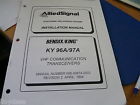 006-00674-0003 Comm King Vhf Ky-97a Installation Ky-96a Manual Bendix