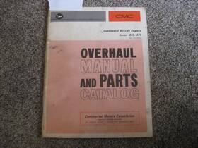 X-30008 Continental A65 And A75 Overhaul Parts Manual