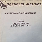 Cv-580 Engine Run-up And Taxi Checklist Handbook