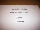 71383-2 Division Fuel Booster Pump Overhaul M