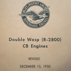 R-2800 Double Wasp Cb Engine Mainten