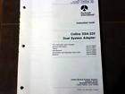 Dsa-220 Dual System Adapter Service Manual