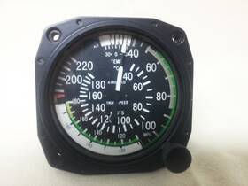 Falcon Gauge Asit220mk Reman True Airspeed 40-220 Mph/ 190 Knots For Vans Rv 3 4 6