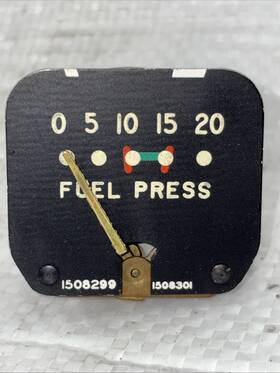 Fuel 1508299 Pressure Gauge 1508301 Model 35 Bonanza With Ps5 C Carb Tested