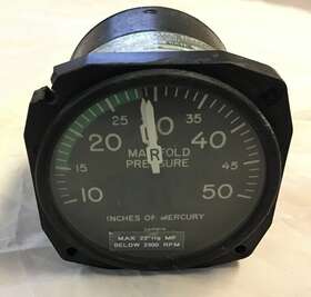 22-260-032 Garwin Inc. 22-260 Dual Manifold Pressure Indicator Vintage