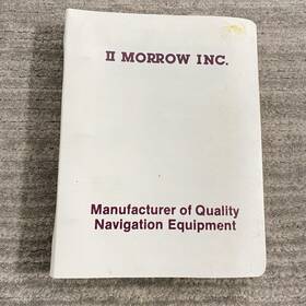 560-0038 Ii Morrow Apollo Model 604 Loran-c Navigation Receiver Pilots Operating Handbook