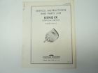 10-81394-1 L-518 2 3 4 Bendix Scintilla Service Instructions Parts List Ignition Switch To