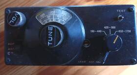 Adf-12e Lear Asf-12e Vintage Aircraft Airplane Navigation Direction Finder