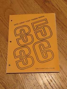 Learjet 30 35 36 Gates And Flight Training Manual