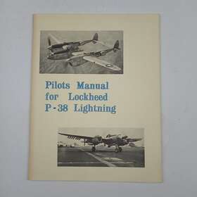 P-38l1 Lockheed P-38h P-38j L-5 & F-5b Pilots And Flight Operating Manual Army