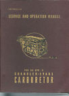 Cpb-4 Manual Chandler-evans Service Carburetor 58 Ceco