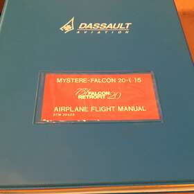 20-f5 Mystere 731 Retrofit Falcon Airplane Flight Manual