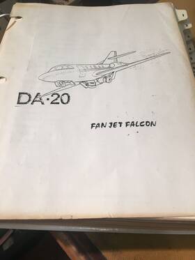 Da-20 Mystere-falcon Fan Jet Pilot Ground Training Manual