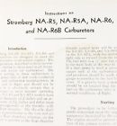 Na-r6b Na-r6 Na-r5 Na-r5a Stromberg A B Carburetor Service Part Manual Instruction List 1940