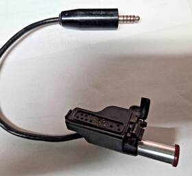 1733-9 Nexus U-92a/u Connector Male And Female Mystery Adapter Cable With Ptt Switch