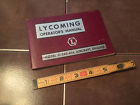 O-340-a1a Engine Operators Manual Lycoming
