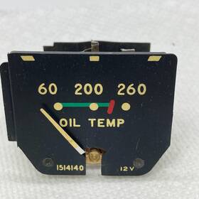 1514140 Oil Temp Gauge 12 Volt Aircraft Aviation Instrument 60-260