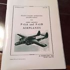 P-61a Northrop Black Widow And P-61b Pilots Flight Operating Instruction Manual
