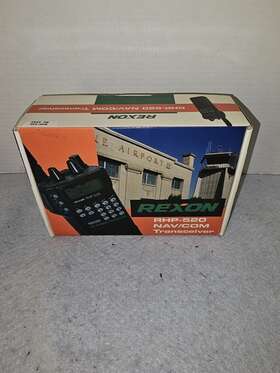 Rhp-520 Rexon Nav Com Airband Transceiver With Original Box Tested And Works