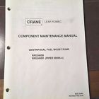 Rr52400b Rr52400d 52400 Crane Centrifugal Fuel Boost Pump Service Parts Manual