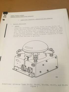 Dg-206a Sperry Dg-241 Dg-242 Dg-243 Dg-244 Schematics