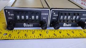 Terra 0900-0727-20 Tx720 Nav/com Tn200 - Parts Only- Aircraft Radio Not Tested Usa