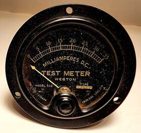 3199 Weston 1950s Vintage Rare Model 3100 Test Meter